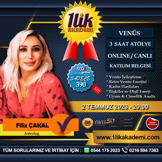 FİLİZ ÇAKAL VENÜS RETROSU SEMİNER
